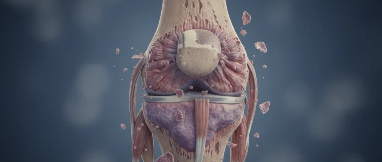 Больной коленный сустав при артрите