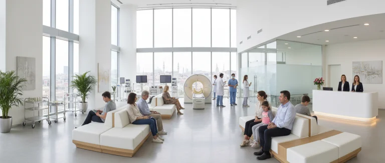 Интерьер современной клиники в Стамбуле