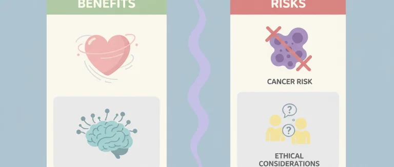 Графическое сравнение преимуществ и рисков терапии ESC