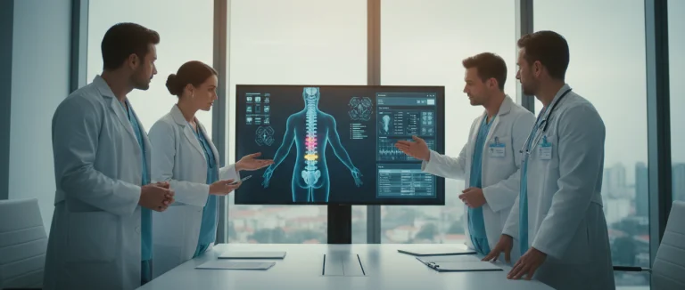 Команда врачей проводит терапию стволовыми клетками