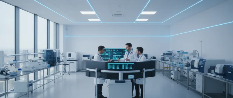 Лаборатория с современным оборудованием