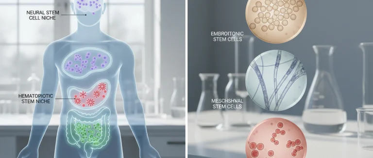 Различные типы стволовых клеток и их ниши