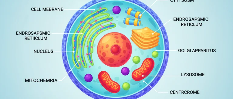 Диаграмма органелл клетки
