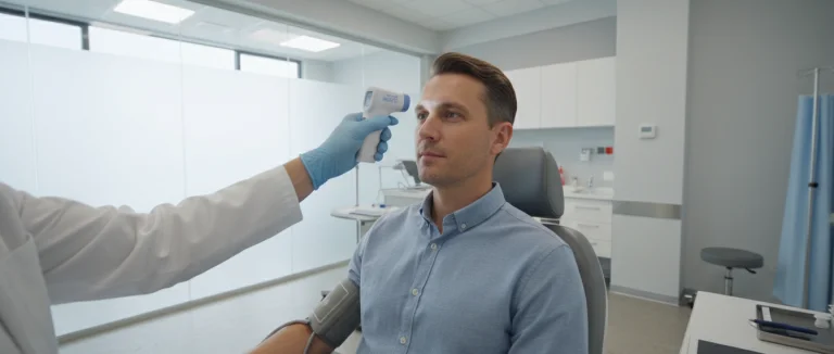 Медицинское обследование мужчины