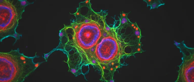 Клетки рака под микроскопом