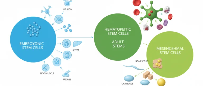 Диаграмма типов стволовых клеток