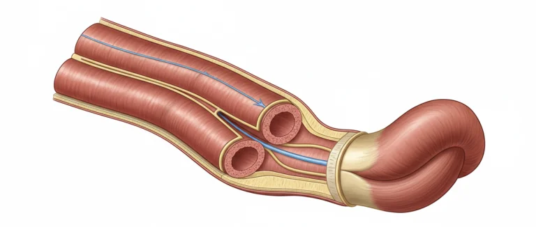 Медицинская иллюстрация полового члена