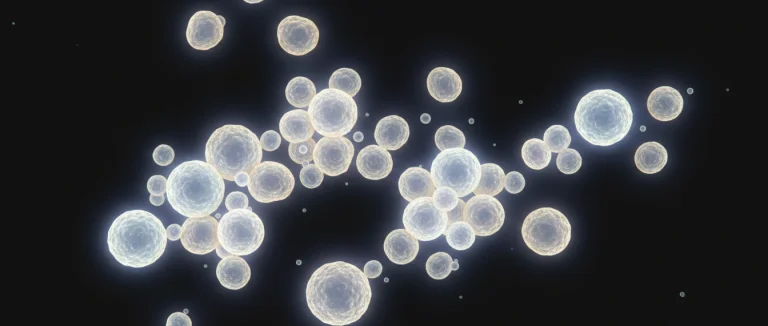 Микроскопическое изображение экзосом