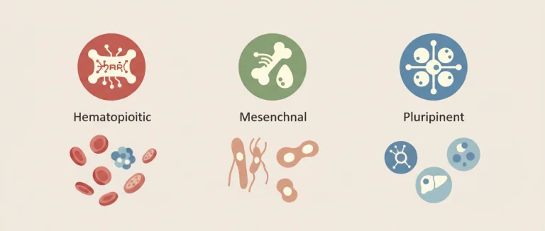 Разные типы стволовых клеток