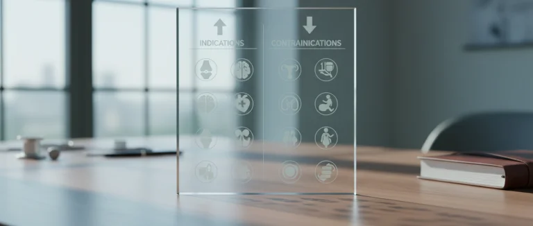 Таблица показаний и противопоказаний