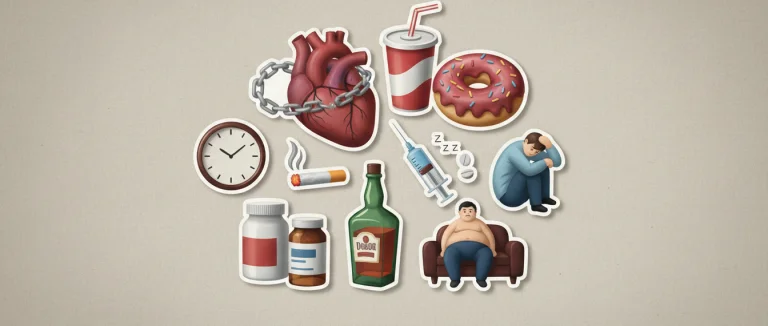 Иллюстрация факторов риска эректильной дисфункции