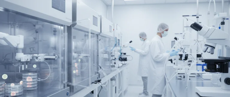 Лаборатория, где выращивают стволовые клетки