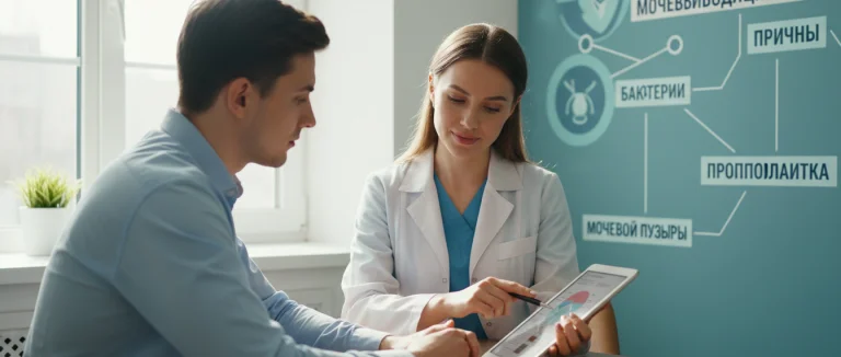 Причины инфекций мочевыводящих путей