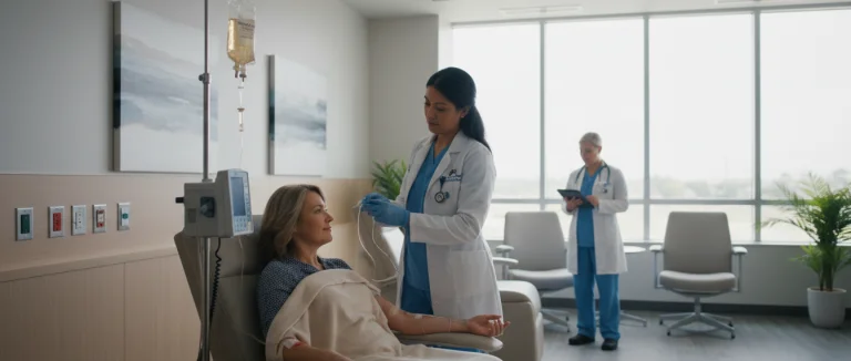 Внутривенная инфузия стволовых клеток в клинике