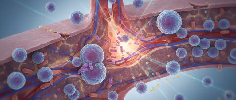Иллюстрация иммунного ответа при ИМП