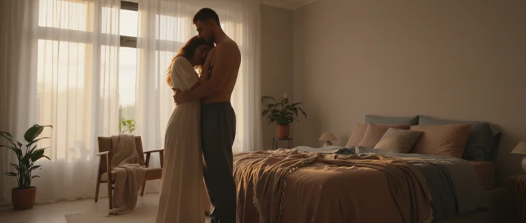 Пара, наслаждающаяся близостью