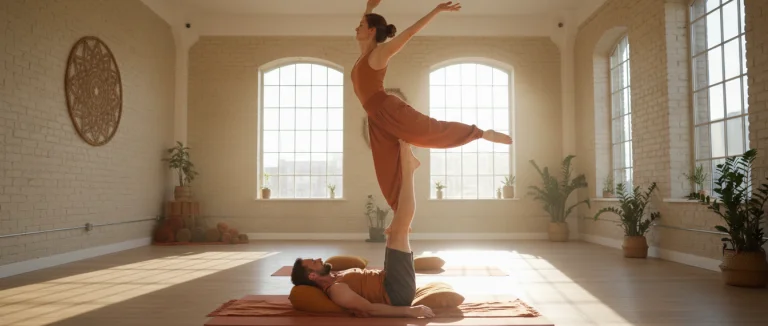 Пара, занимающаяся спортом вместе