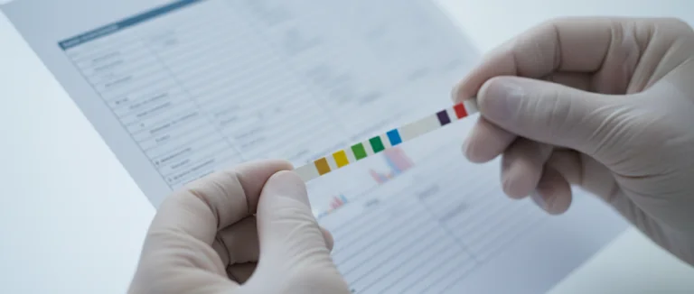 Лабораторный анализ мочи с результатами