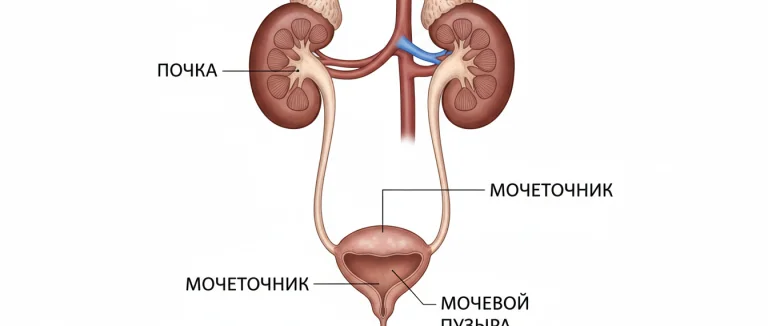 Диаграмма мочевыводящей системы