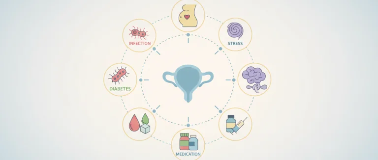 Диаграмма причин частого мочеиспускания