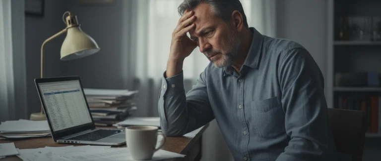 Человек в состоянии стресса