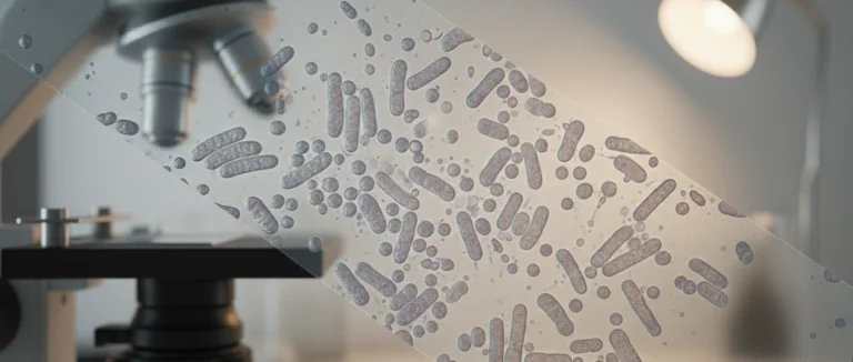 Микроскопический вид бактерий, вызывающих инфекцию мочевых путей