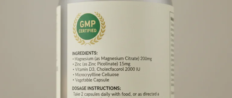 Этикетка качественной пищевой добавки