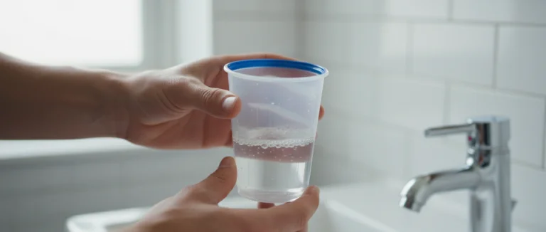 Сбор мочи средним потоком