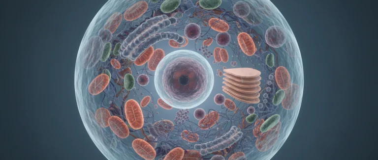 Схема структуры клетки