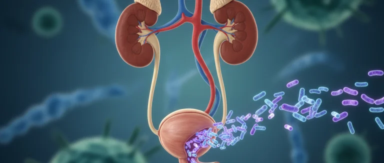 Схема распространения инфекции мочевых путей