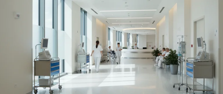 Коридор современной больницы