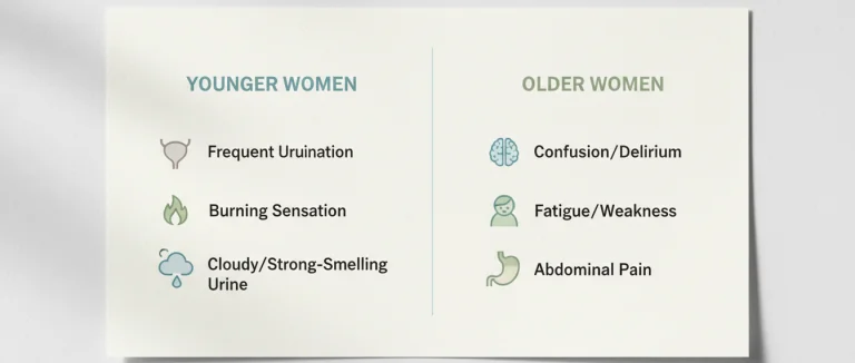 График сравнения симптомов ИМП