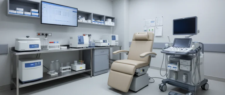 Медицинское оборудование в кабинете