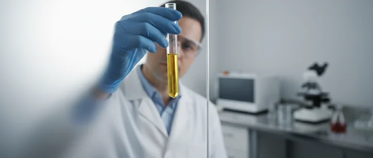 Анализ мочи в лаборатории