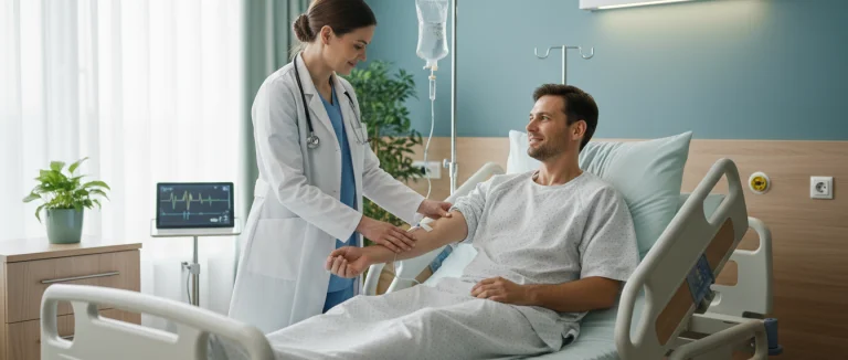 Медицинская процедура в клинике