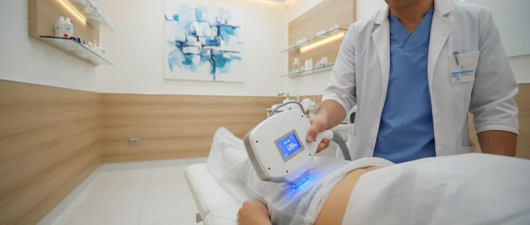 Лазерная процедура в кабинете урологии