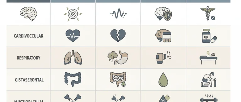 Сравнительная таблица заболеваний