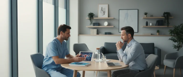 Консультация врача в клинике