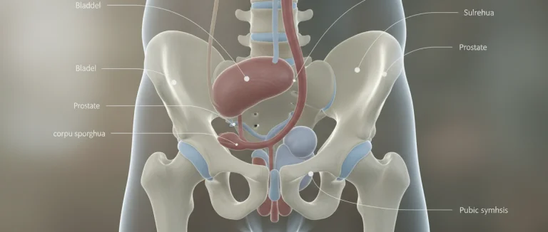 Анатомическое изображение булбарной уретры