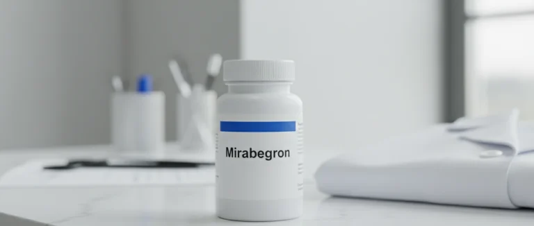 Бутылочка с таблетками миробегрон