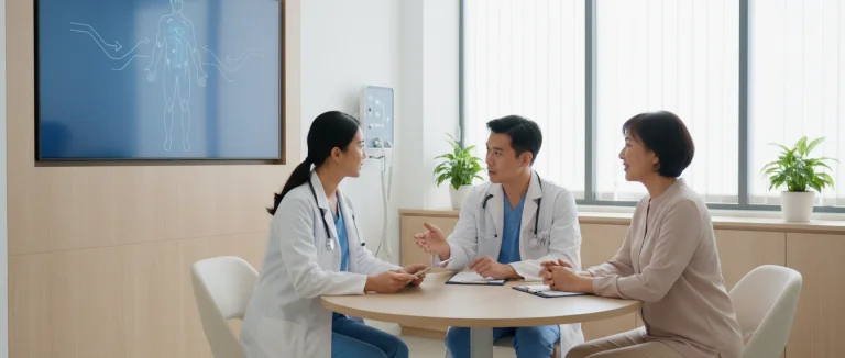 Медицинская команда обсуждает план лечения