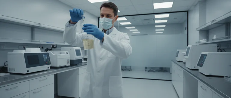 Лаборатория, где проводят уринальный анализ