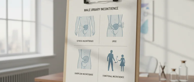 Типы мочевой инконтиненции у мужчин