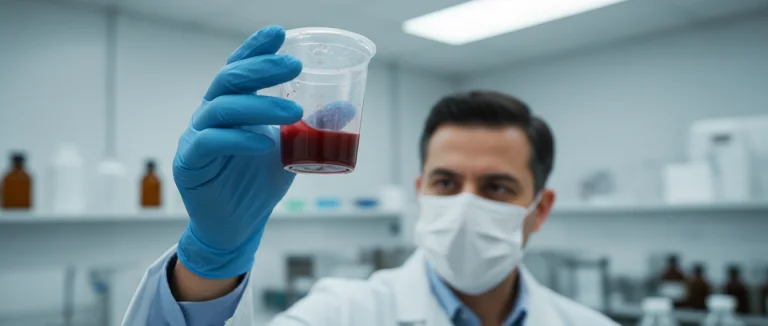 Анализ мочи с обнаружением крови