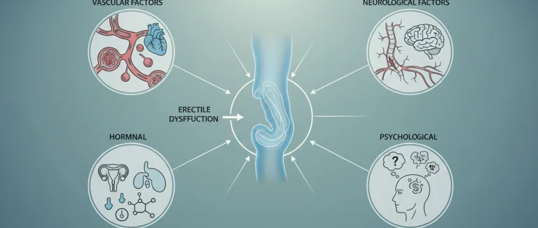 Диаграмма причин эректильных расстройств