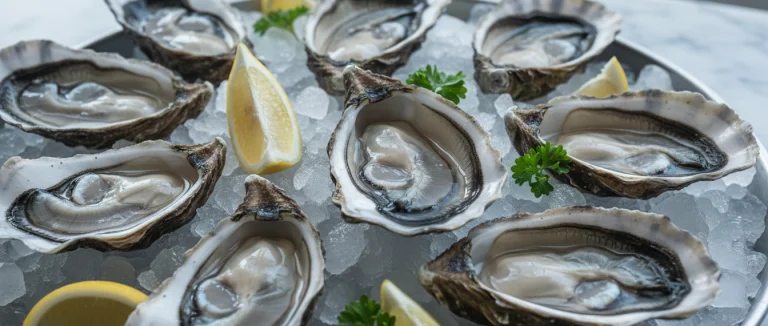 Устрицы на льду