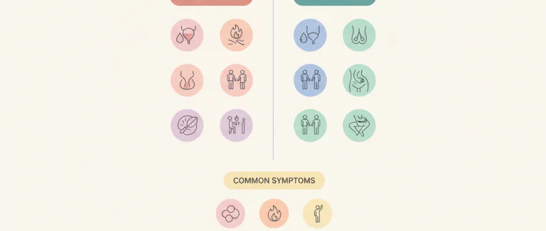 Таблица симптомов ИМП