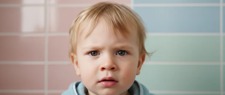 Мальчик в ванной комнате