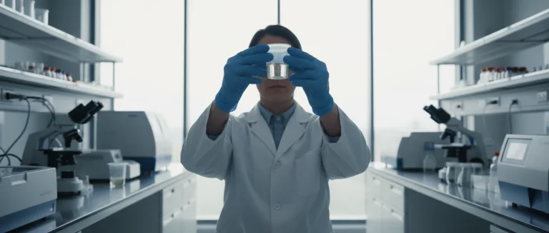 Тест мочи в лаборатории