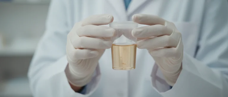 Лабораторный персонал в халате